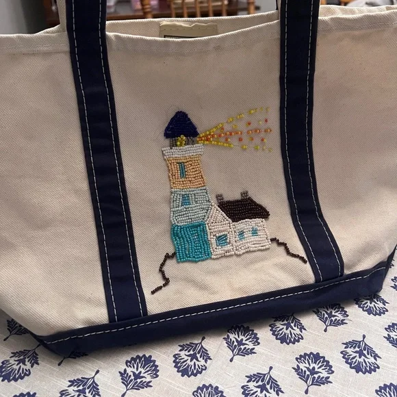 Custom LL Bean Boat and Tote - Picture 1 of 1